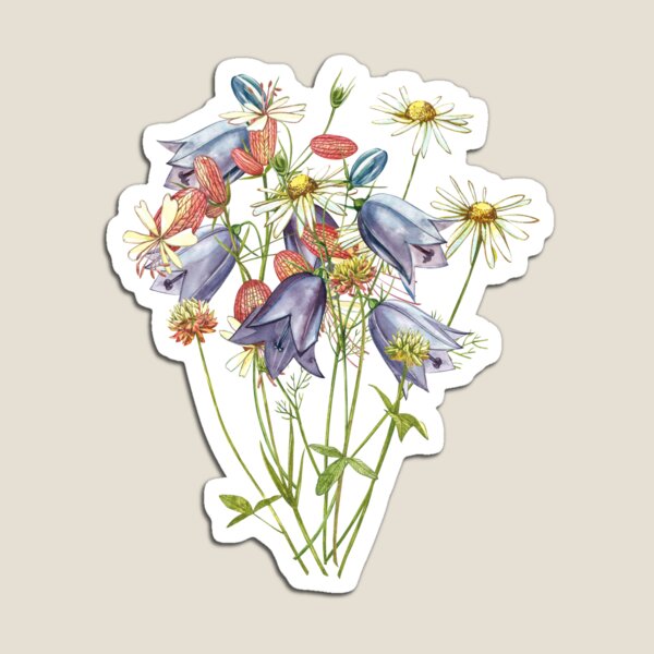 Wildflowers & Gardenflowers Magnet