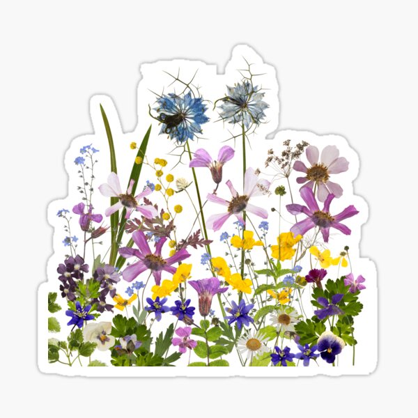 Item preview, Midsummer Botanical Wildflower Meadow Botanical Garden  II designed and sold by UtArt.