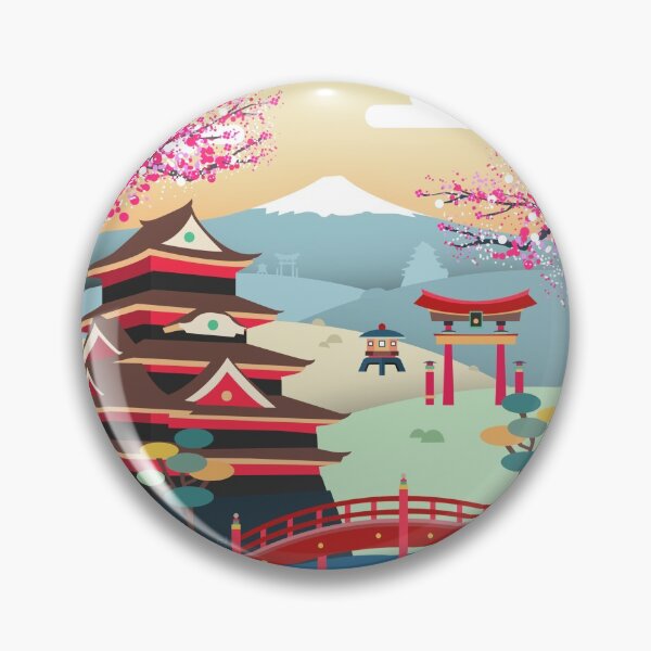Artikelvorschau, Japanische traditionelle Landschaft - entworfen und verkauft von DeesignR.