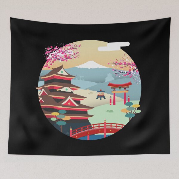 Item preview, Japan Traditional Landscape - designed and sold by DeesignR.