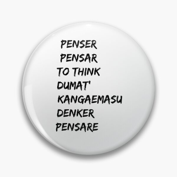 Item preview, Verb pensar to think designed and sold by Axel20.