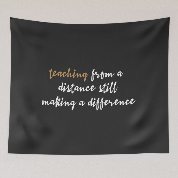 Item preview, Teaching from a Distance Still Making a Difference - Funny Teacher Tshirt designed and sold by Naufaal.