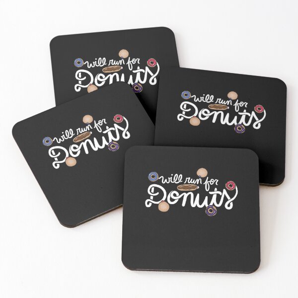 Item preview, Will run for donuts  designed and sold by FrictionMaxxing.