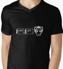 CTRL. ALT. DELETE DELETE DELETE!!!! Men's V-Neck T-Shirt