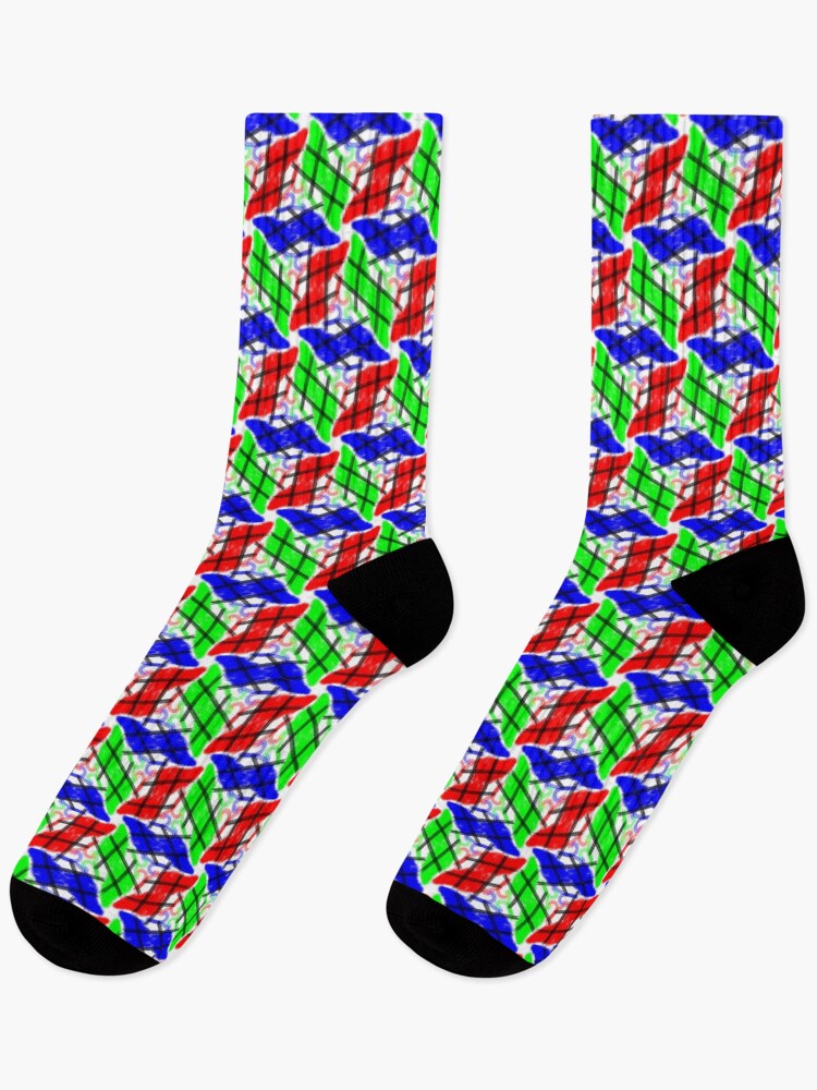 Thumbnail 1 of 5, Socks, Collapsing Cubes designed and sold by weavernap.