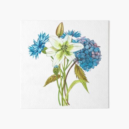 Gardenflowers Art Board Print