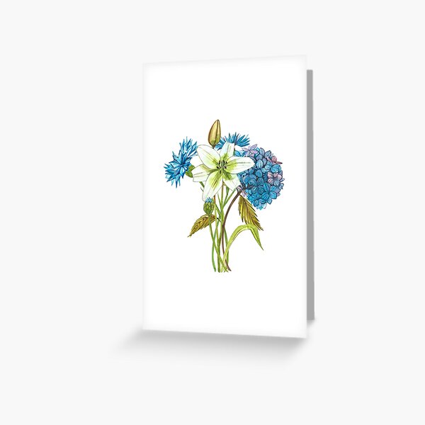 Gardenflowers Greeting Card