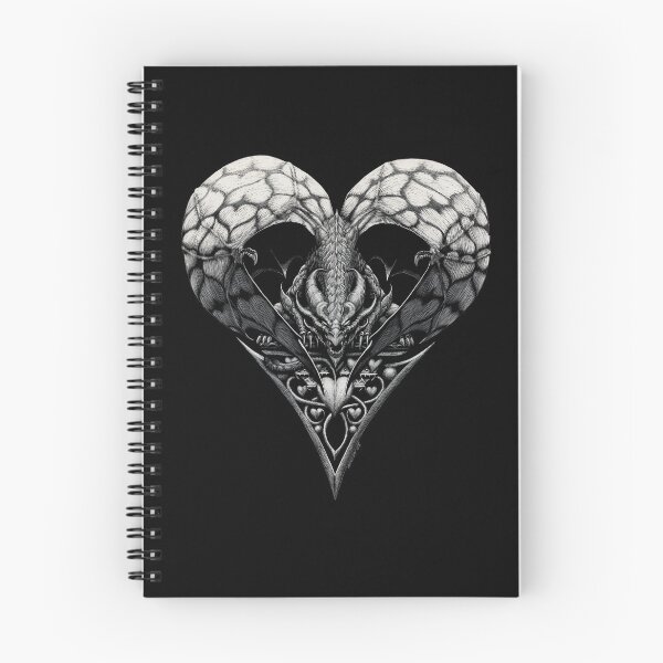 Item preview, Dragon of Hearts dragon forming a playing card heart shape designed and sold by Stanley Morrison.
