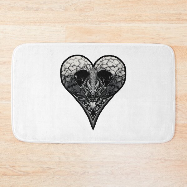 Item preview, Dragon of Hearts dragon forming a playing card heart shape designed and sold by Stanley Morrison.