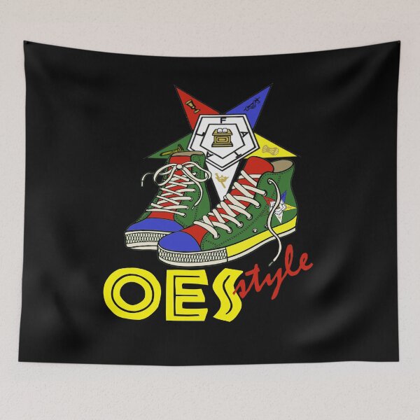 Item preview,  OES Style Order Of The Eastern Star Logo Sistar Freemason designed and sold by TopTeeShop.