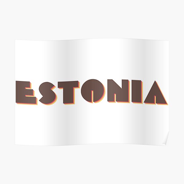 Estonia Poster