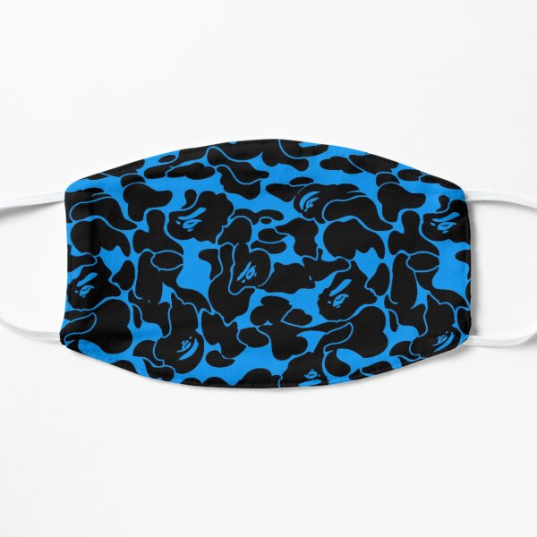 Download Blue Bape Camo Face Masks Redbubble PSD Mockup Templates