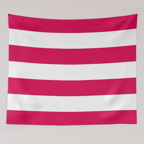 Item preview, Big Stripes White Pink designed and sold by Miss Striped.