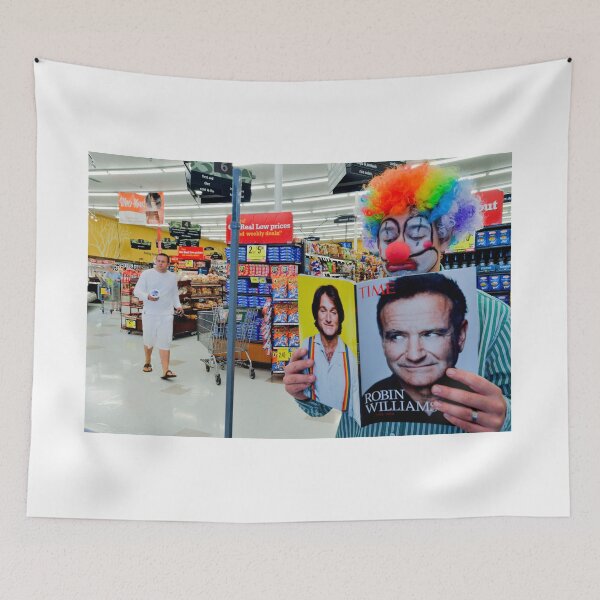 Item preview, Clown Mourns His Comic Hero Robin Williams designed and sold by Smeekeeper.