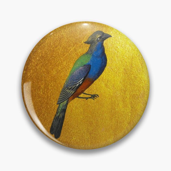 Bird and rising sun Pin