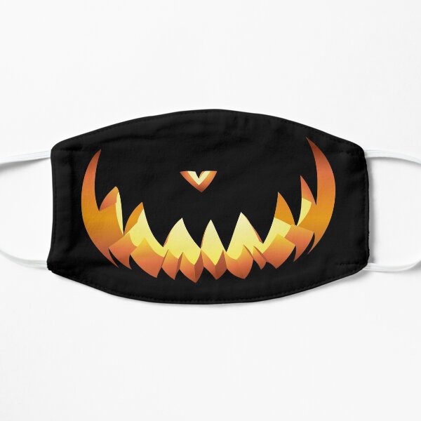 Kürbismund für Halloween Flache Maske