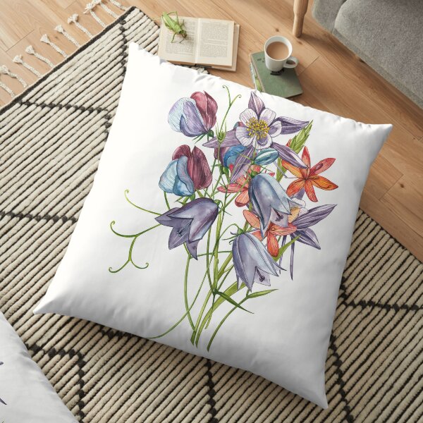 Gardenflowers Floor Pillow