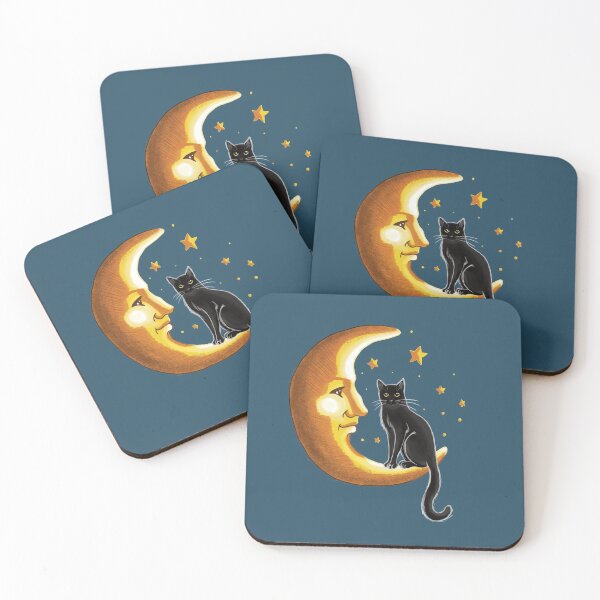Item preview, Cat on the moon designed and sold by Helicroft.