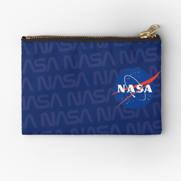 Nasa Space Logos – Blue Zipper Pouch