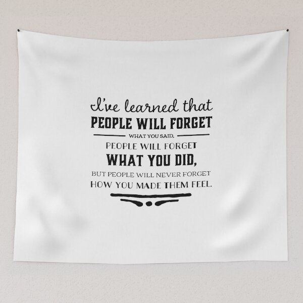 Item preview, I've learned that people will forget what you said... — Maya Angelou designed and sold by Vagabond-Soul.