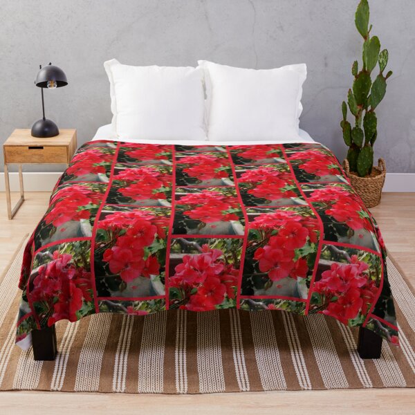 Item preview, Red Flower Cluster, Colorful Photography by Courtney Hatcher designed and sold by cghatcherart.