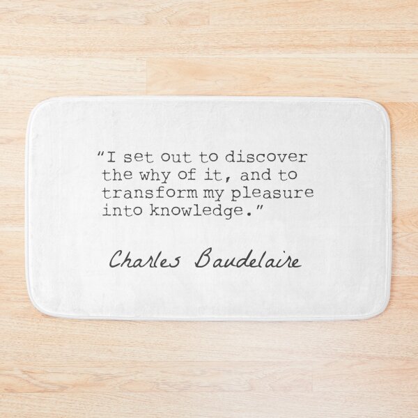 Item preview, Charles Baudelaire quote 1 designed and sold by Ariana Mila -  Awesome quotes.