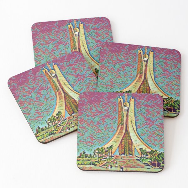 Item preview, Algeria Martyrs' Memorial Artistic Illustration Mixed Colors Style designed and sold by D4li98.