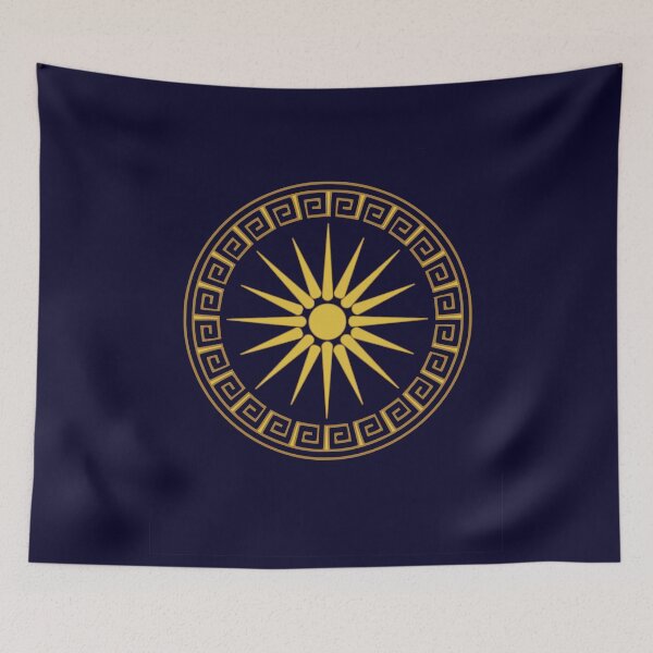 Item preview, Vergina Sun Macedonian Star Ancient Greek Argead Star designed and sold by h44k0n.