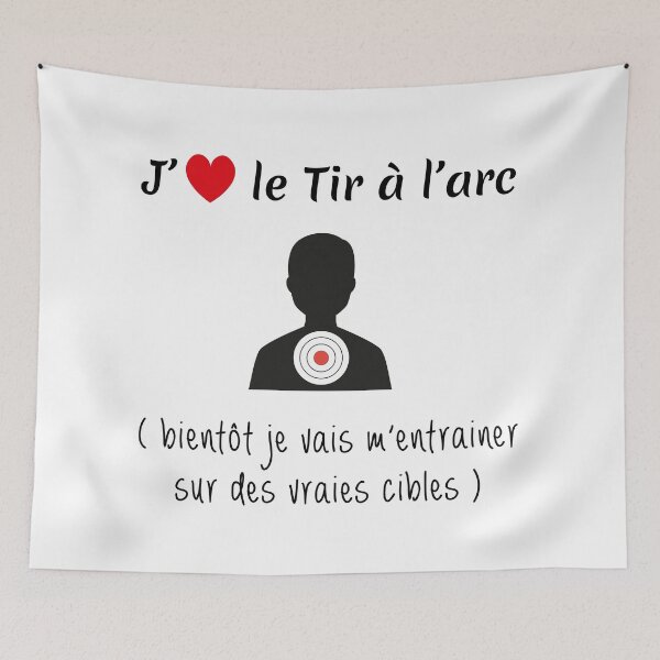 Item preview, I love archery humor target human designed and sold by Catcrea.