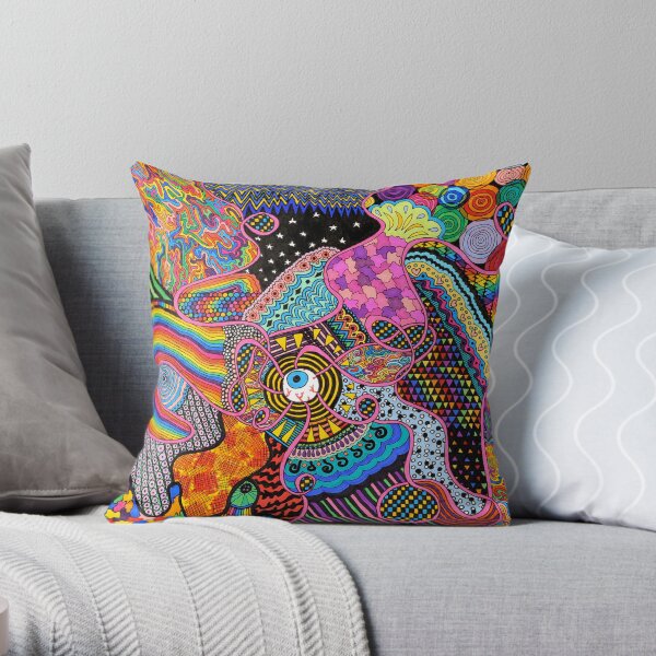 Thought Broadcasting Throw Pillow
