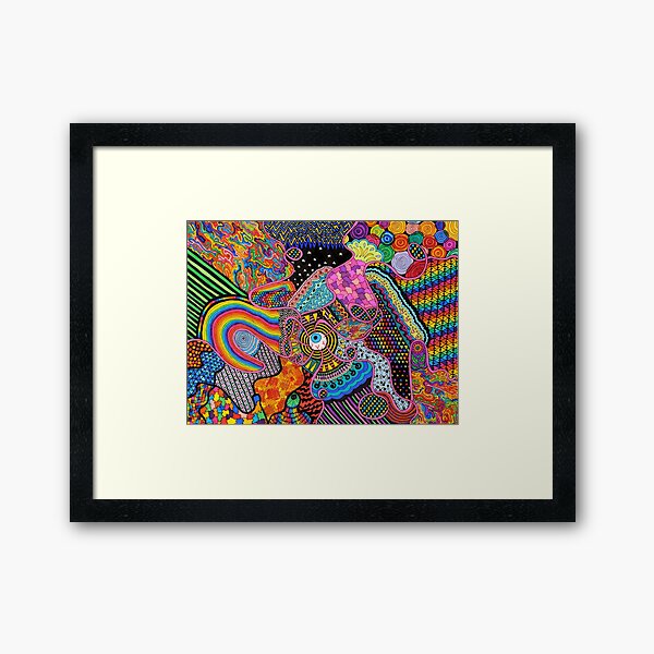 Thought Broadcasting Framed Art Print