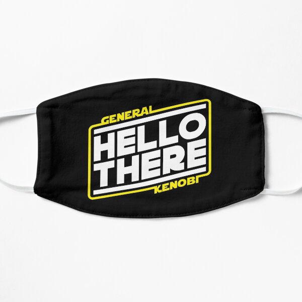 Hello There Flat Mask