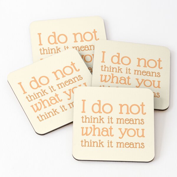 Item preview, I Do Not Think It Means What You Think It Means Drawing designed and sold by lovebubbles5.