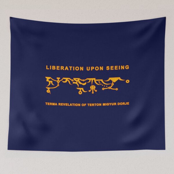 Item preview, Tibetan Liberation Upon Seeing Tagdrol Amulet Vajrayana Dzogchen designed and sold by h44k0n.