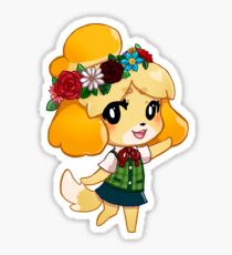 Flower pup Isabelle Sticker