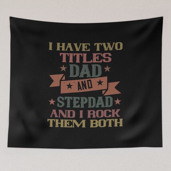 Item preview, Best Dad and Stepdad Shirt Cute Fathers Day Gift designed and sold by thegoodplan.