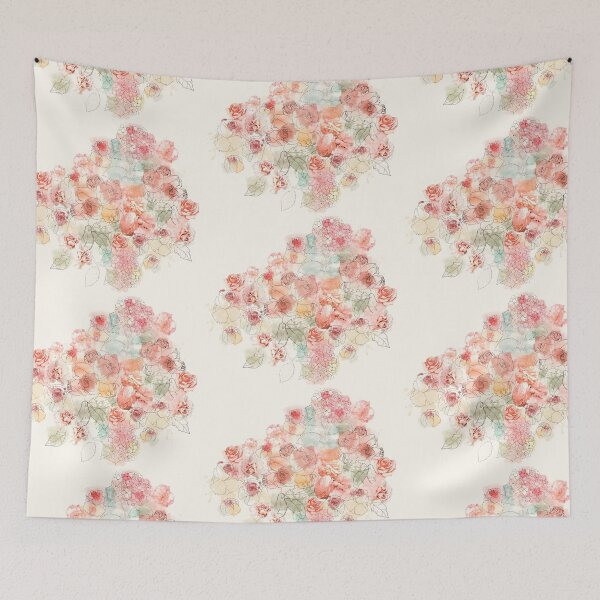 Item preview, Watercolor flower print design designed and sold by Eva Hilla.