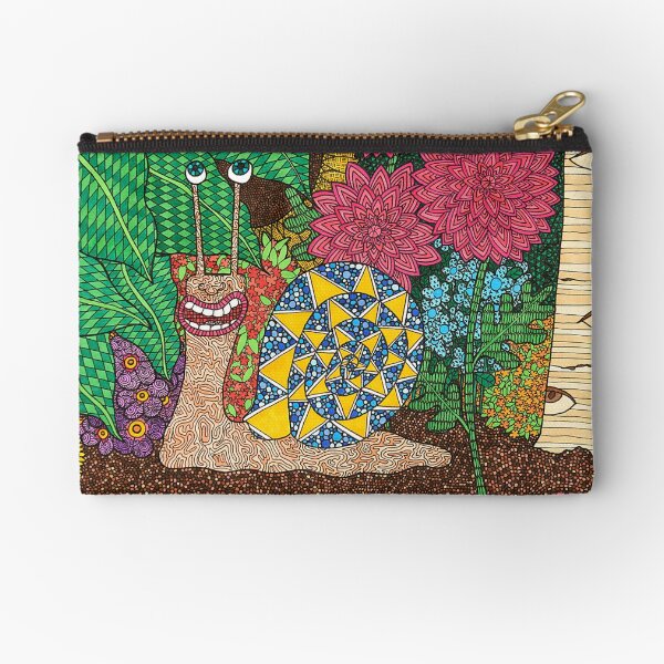 Snail's Eye View Zipper Pouch