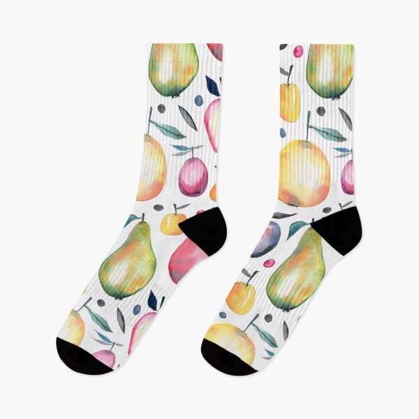 Item preview, Summer Fruits Watercolor Apple & Pears Pattern  designed and sold by MysticMagpie.