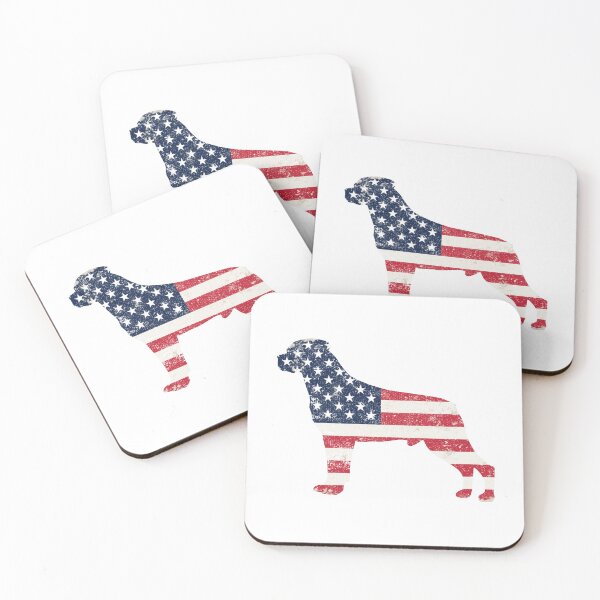 Item preview, rottweiler american flag designed and sold by Babmk.