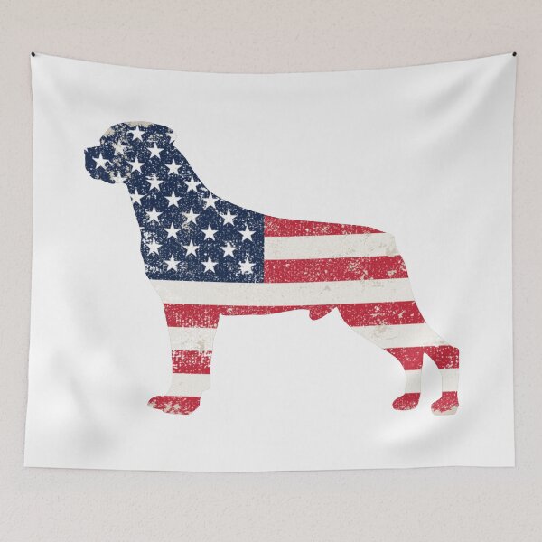 Item preview, rottweiler american flag designed and sold by Babmk.