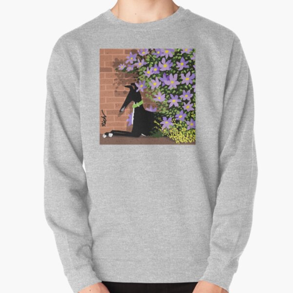 In the Shade of the Clematis Pullover Sweatshirt