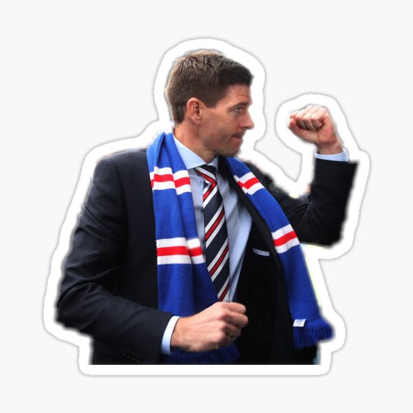 Steven Gerrard Rangers Fc Sticker