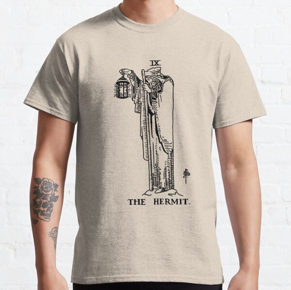 The Hermit Tarot Card Classic T-Shirt