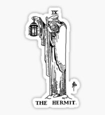The Hermit Tarot Card Sticker