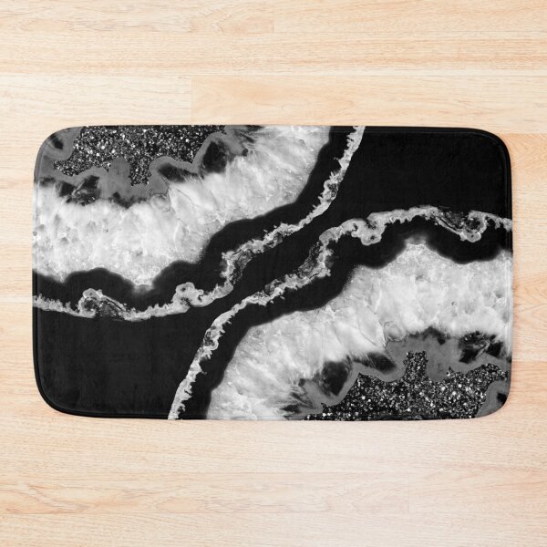 Item preview, Gray Black White Agate Glamor #7 (Photo of Glitter Only - Not Reflective) designed and sold by Anita's & Bella's Art.