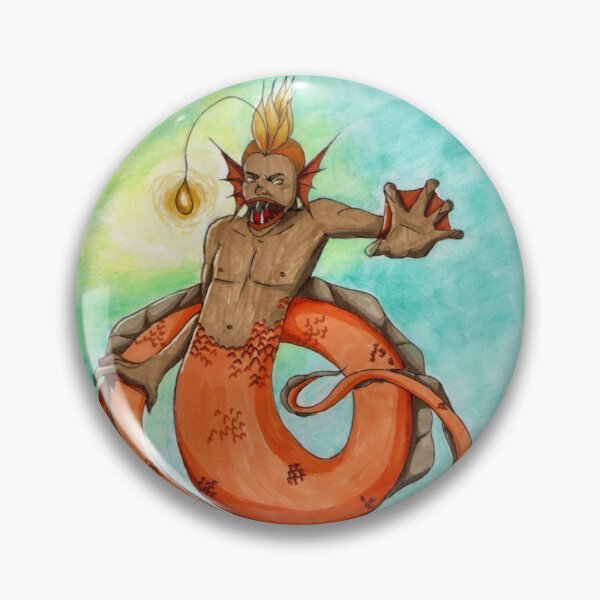 Aperçu de l'œuvre Angler Fish Merman créée et vendue par Galacticsoupart.