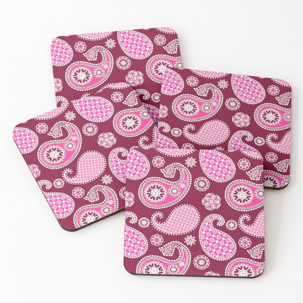 Item preview, Paisley Pattern, Burgundy, Pink and White designed and sold by Marymarice.