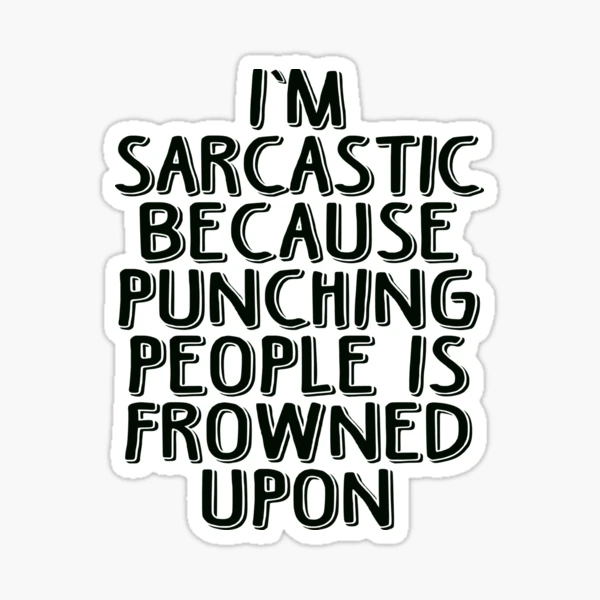 I Hate People, Funny Sassy Stickers, Water Resistant, Laptop Sticker,  Sarcasm Gift 