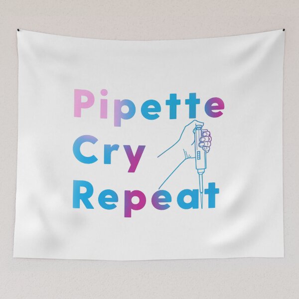 Item preview, PCR Pipette Cry Repeat designed and sold by labstud.